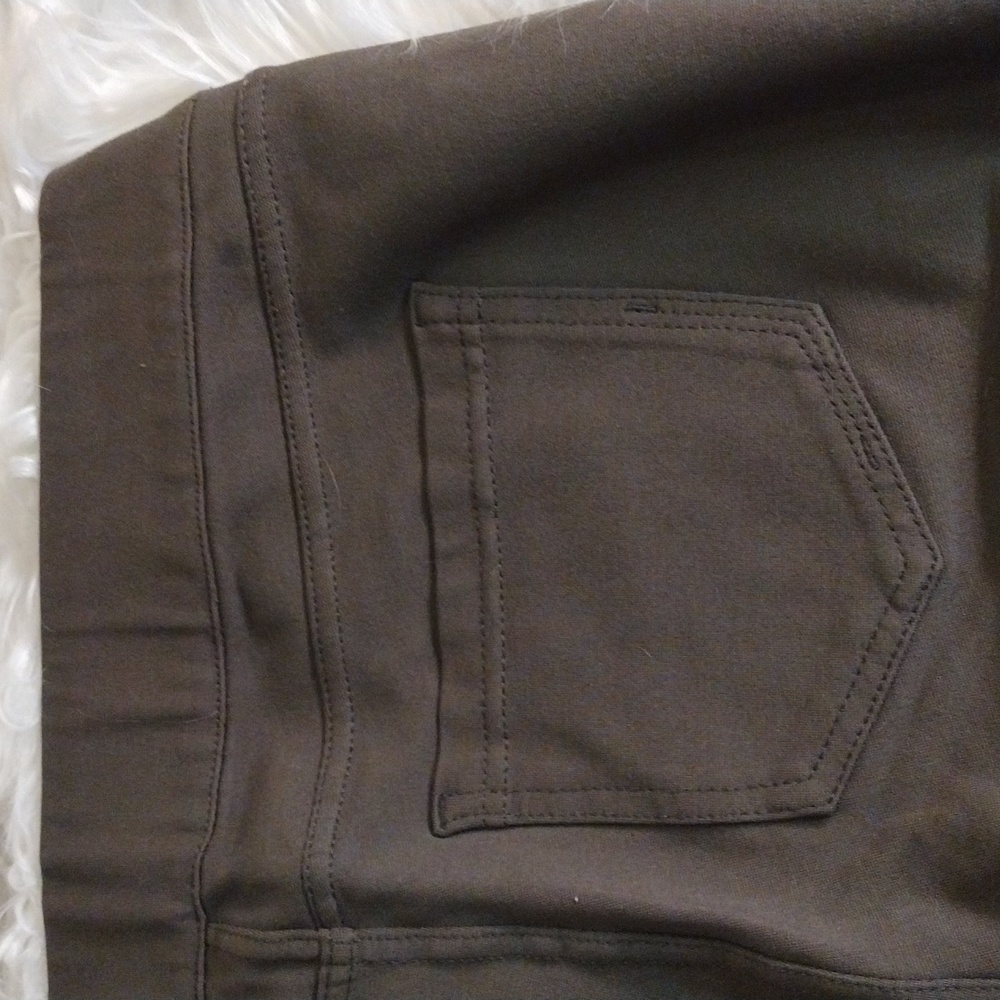 Liverpool Sienna pull-on leggings 10/30 dark olive - Picture 11 of 12